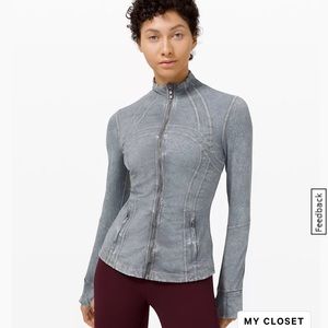 New with Tags. Ice wash asphalt grey Lululemon jacket size 4